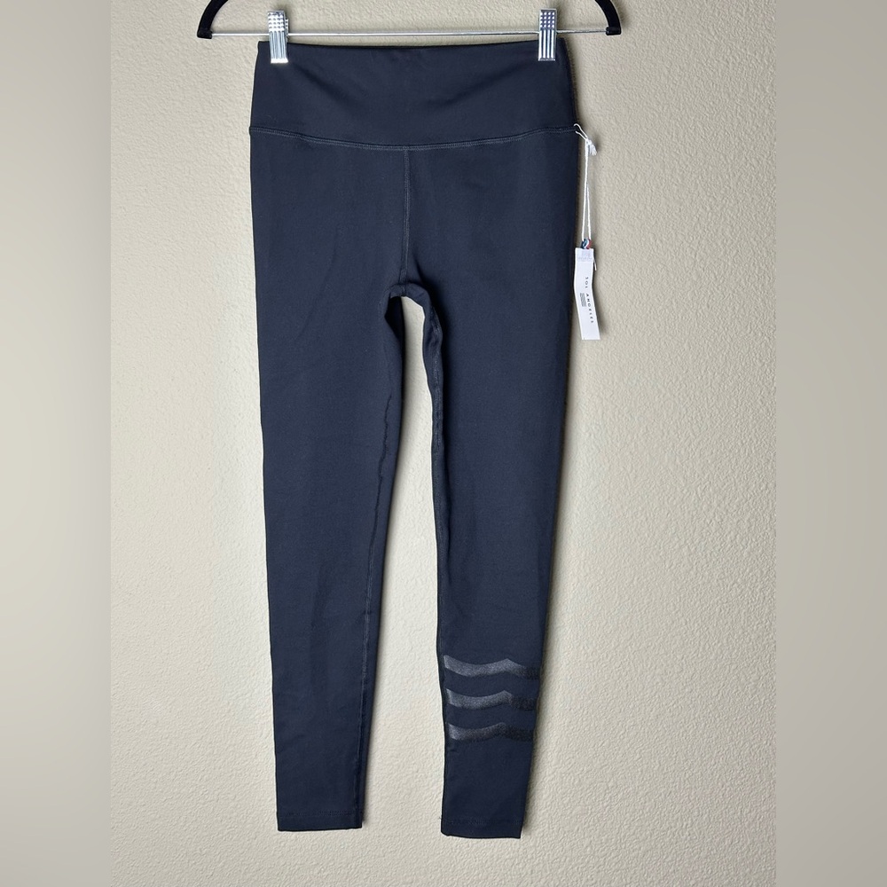 SOL ANGELES WAVES HIGH WAISTED LEGGING SMALL BLACK NWT #66